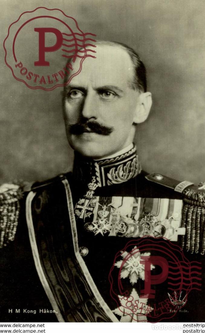 Postales: TRES RARE HM KONG HAKON - Foto 1
