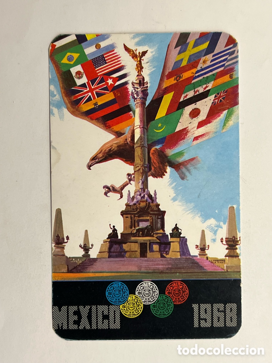 Postales: M&Eacute;XICO 1968&hellip; Postal circulada a RIPOLL desde las mismas Olimpiadas (a.1968)