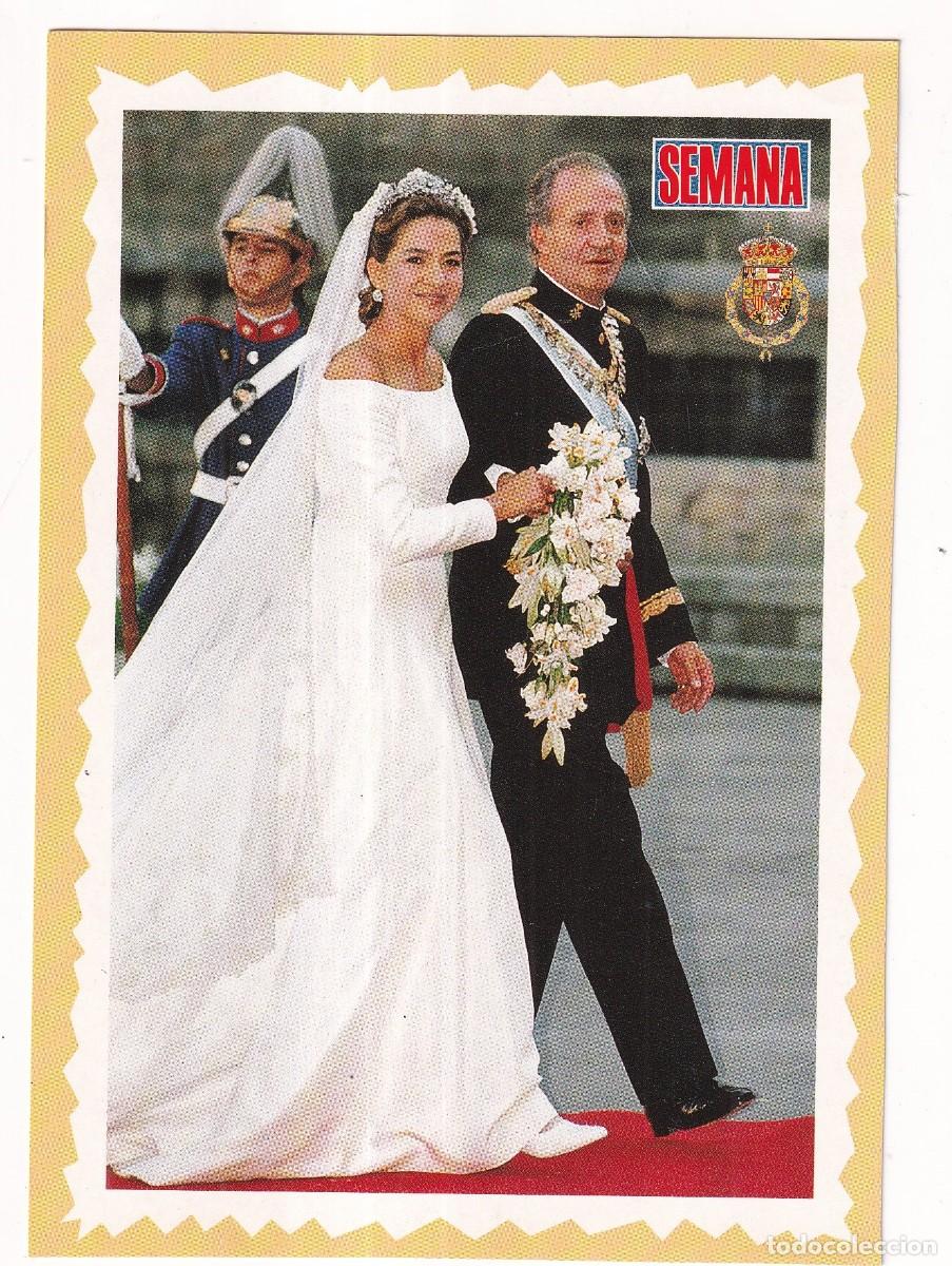 Postales: Postal recuerdo de la Boda en Barcelona de la Infanta Cristina de Borb&oacute;n 1997 Revista Semana