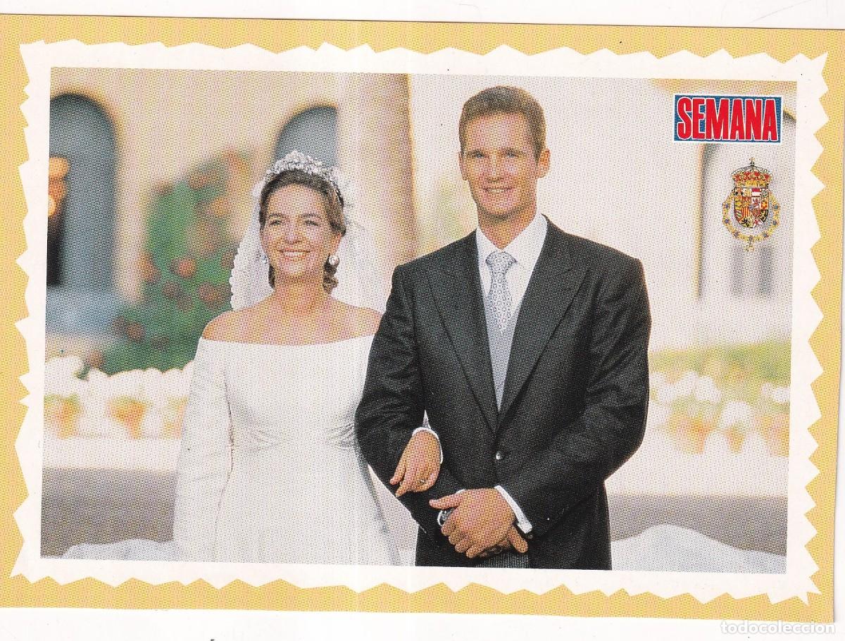 Postales: Postal recuerdo de la Boda en Barcelona de la Infanta Cristina de Borb&oacute;n 1997 Revista Semana