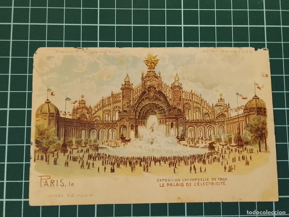Postales: EXPOSITION UNIVERSELLE DE 1900 - LE PARIS -REVERSO SIN DIVIDIR-POSTAL ANTIGUA-(116.001)