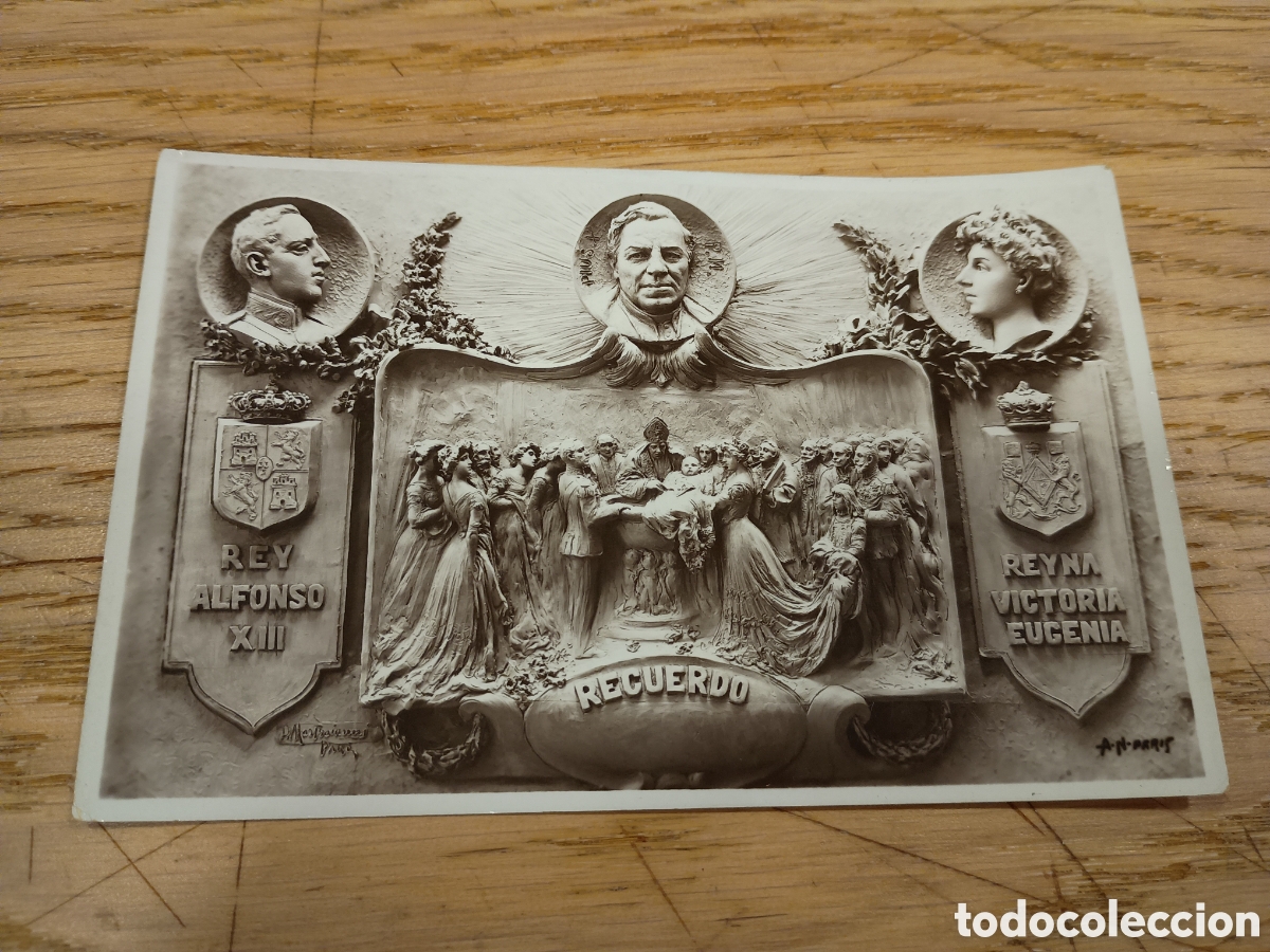 Postales: REY ALFONSO XIII / REINA VICTORIA EUGENIA - RECUERDO