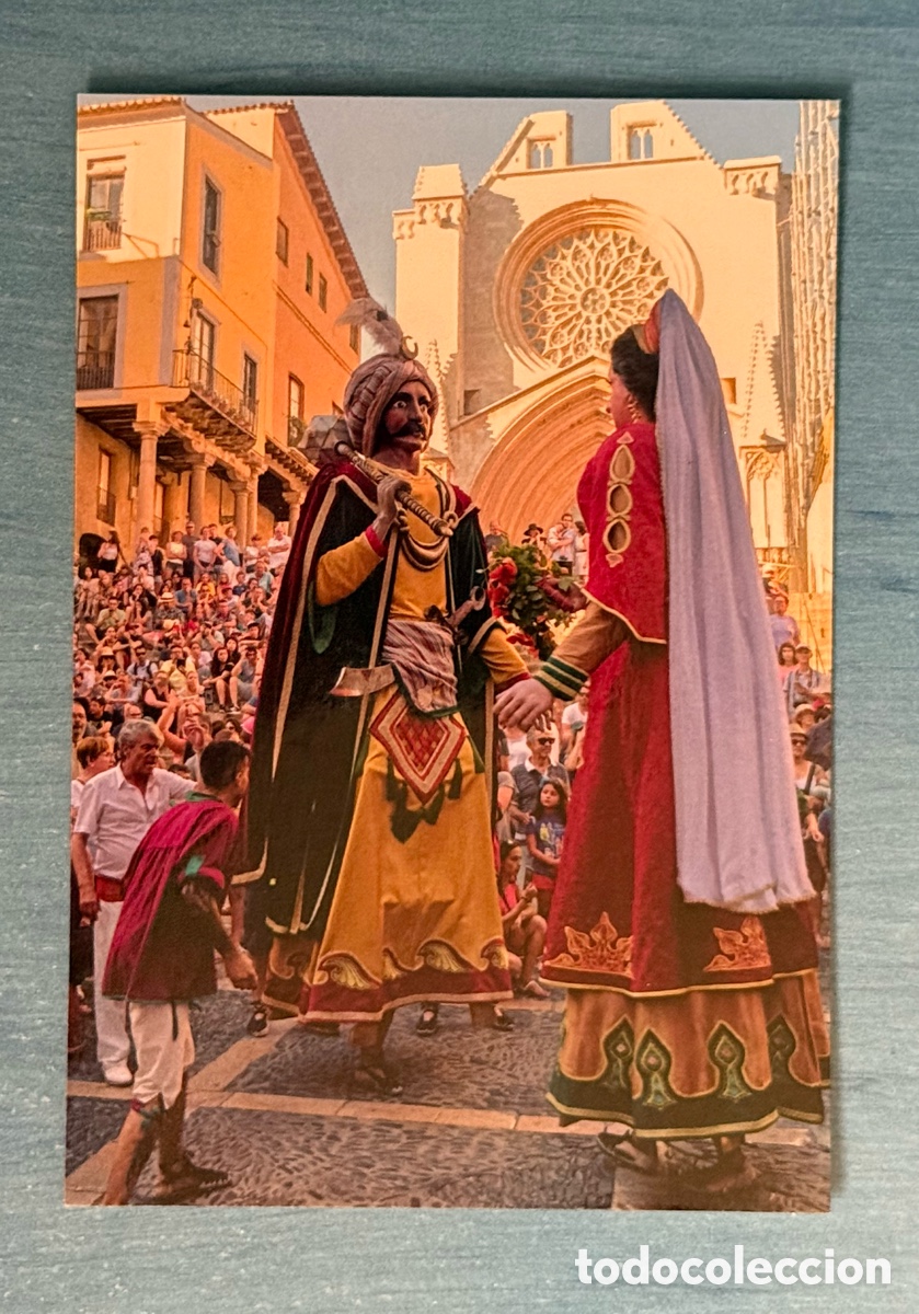 Postales: Postal de les festes № 29 TGN. Gegants Vells. Santa Tecla 2018 Tarragona
