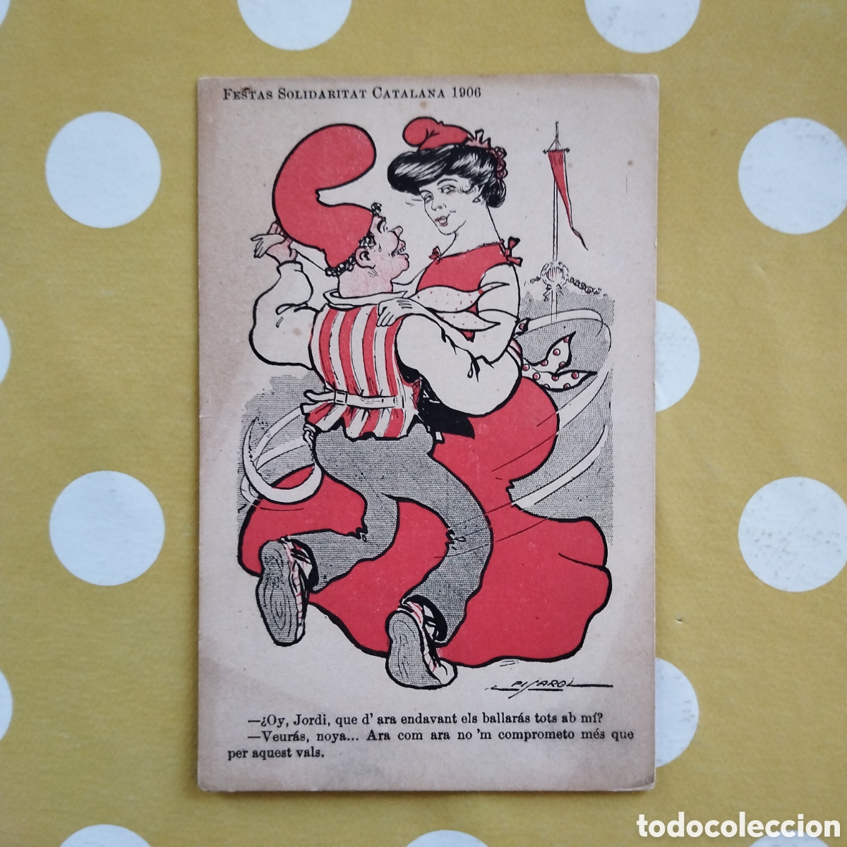 Postales: FESTAS SOLIDARITAT CATALANA 1906 TARJETA POSTAL
