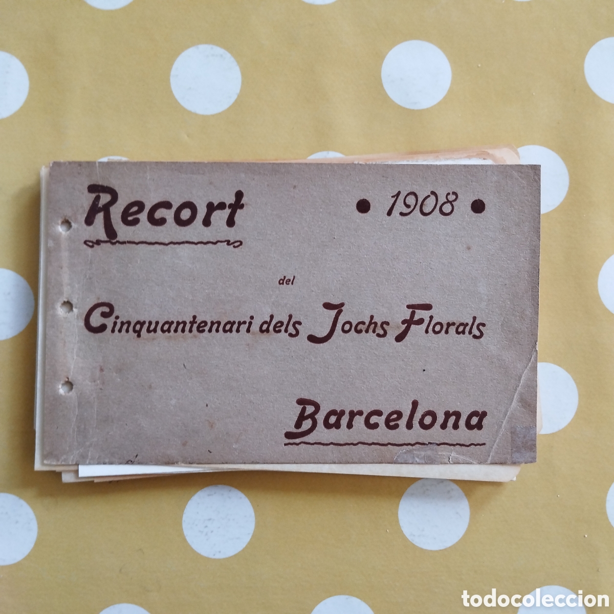 Postales: RECORT DEL CINQUANTENARI DELS JOCHS FLORALS BARCELONA 1908 20 POSTALS