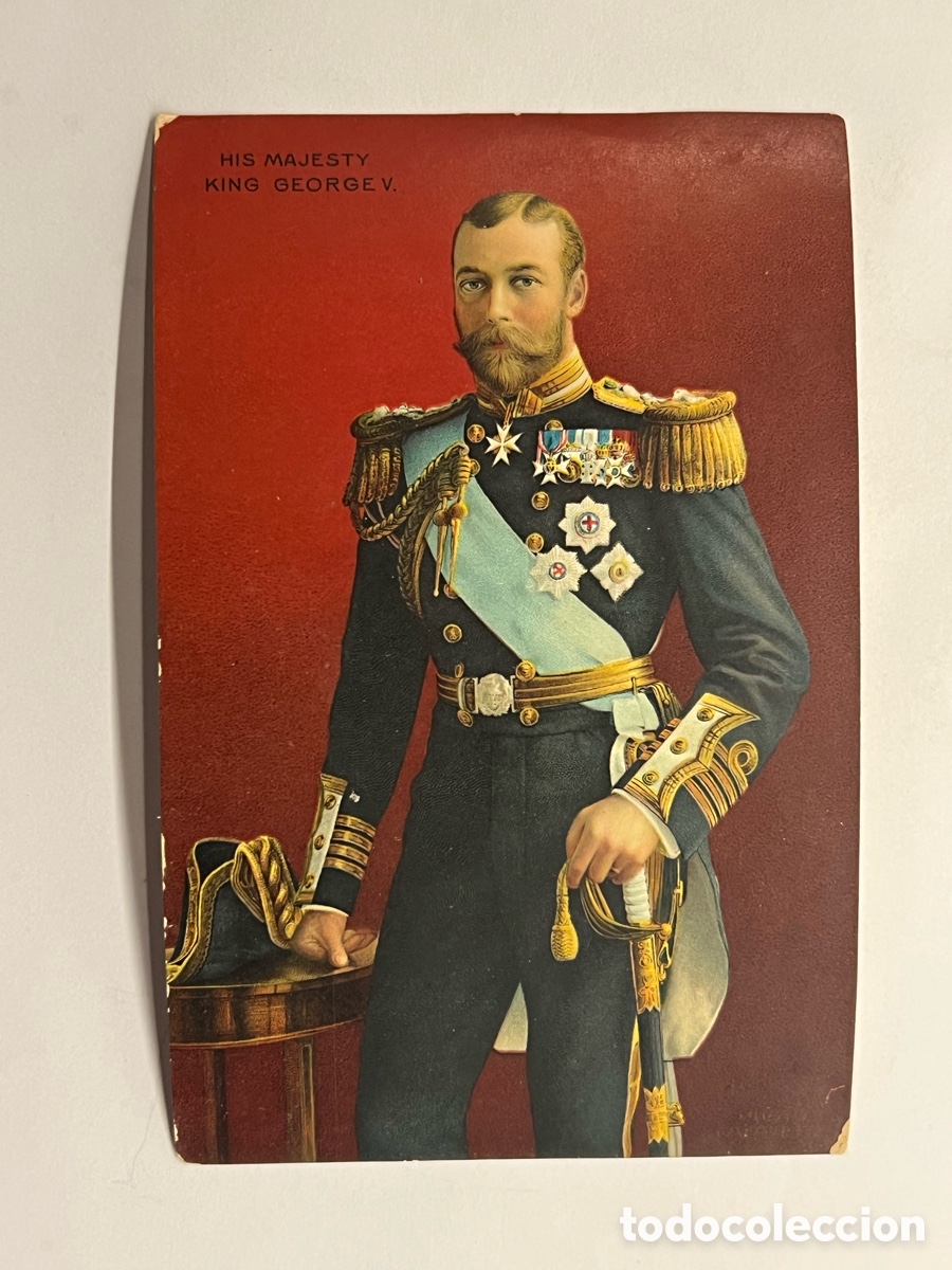 Postales: SU MAJESTAD EL REY JORGE V.. HIS MAJESTY.. KING GEORGE V. Cromolitografia antigua (h.1900?)