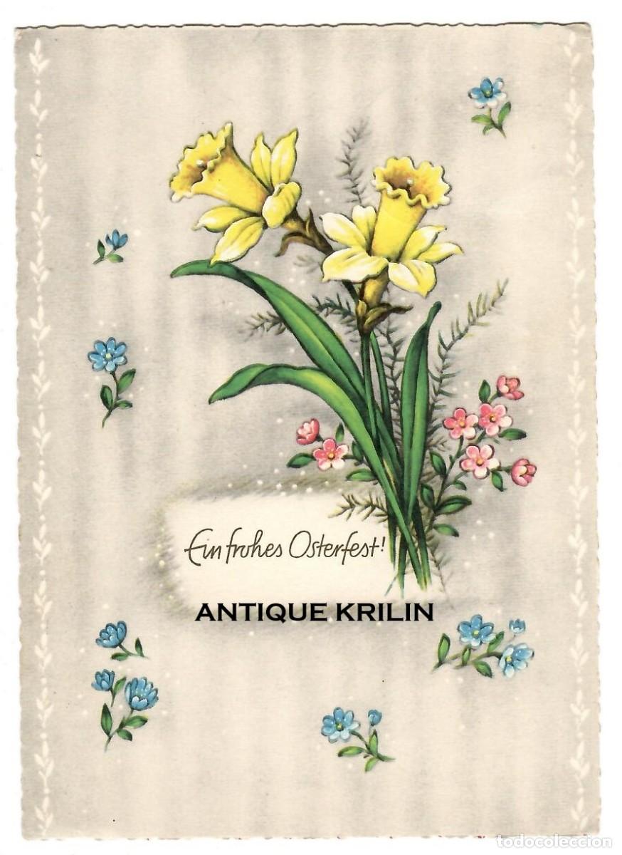 Postais: POSTAL ALEMANA / FELIZ PASCUA / HACO N&ordm; 5250 / FRANQUEADA