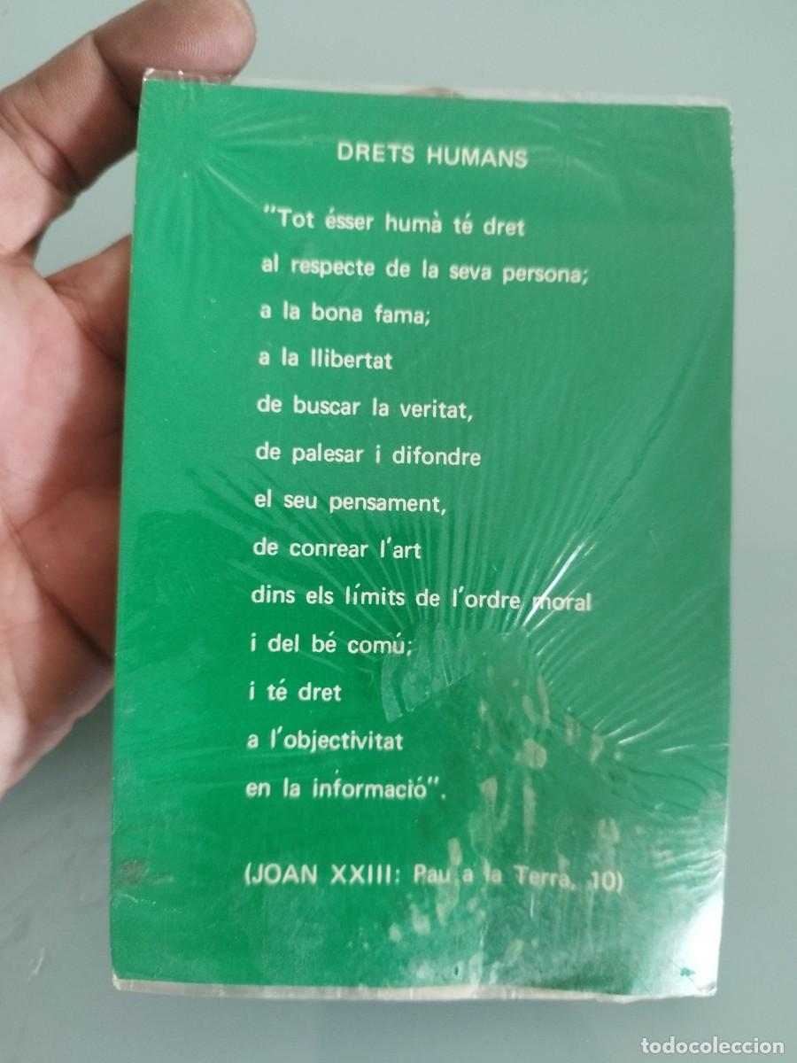 Postales: Tarjeta catal&aacute;n cita documento Pacem in Terris. De Juan XXIII, los derechos humanos fundamentales.