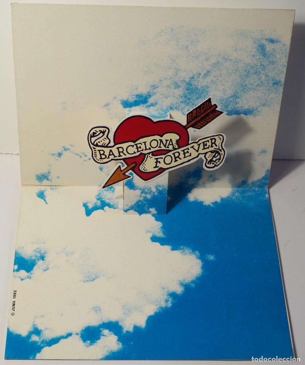 Postales: POSTAL DIOR&Aacute;MICA DESPLEGABLE &rdquo; BARCELONA FOREVER &rdquo; ( Juma 1992 )