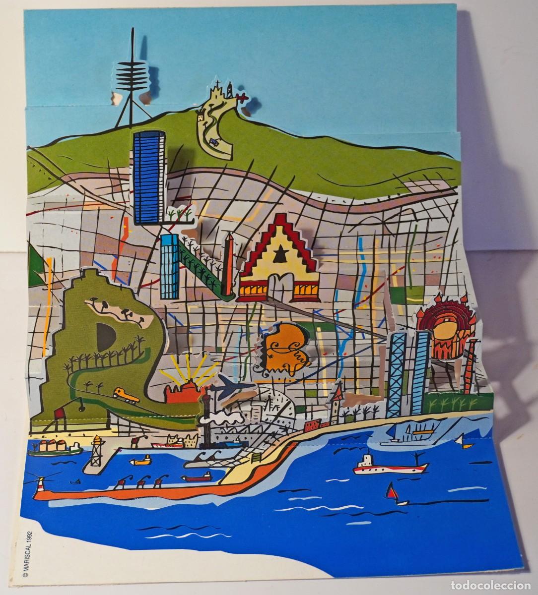 Postcards: POSTAL DIOR&Aacute;MICA DESPLEGABLE &rdquo; BARCELONA 1992 &rdquo; ( Mariscal )