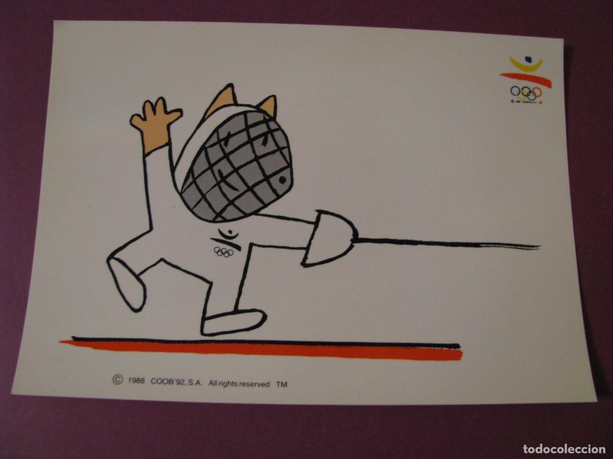 Postales: POSTAL DE LA COLECCI&Oacute;N OLIMPICA BARCELONA 92. COOB'92. N&ordm; 31 ESGRIMA