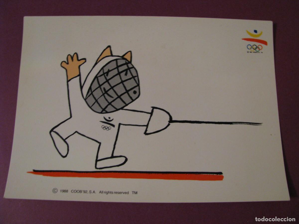Postales: POSTAL DE LA COLECCI&Oacute;N OLIMPICA BARCELONA 92. COOB'92. N&ordm; 31 ESGRIMA