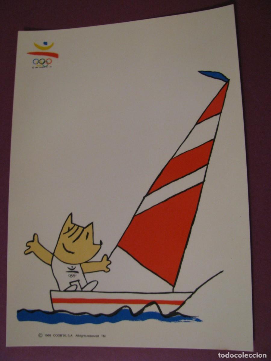 Postales: POSTAL DE LA COLECCI&Oacute;N OLIMPICA BARCELONA 92. COOB'92. N&ordm; 35 VELA