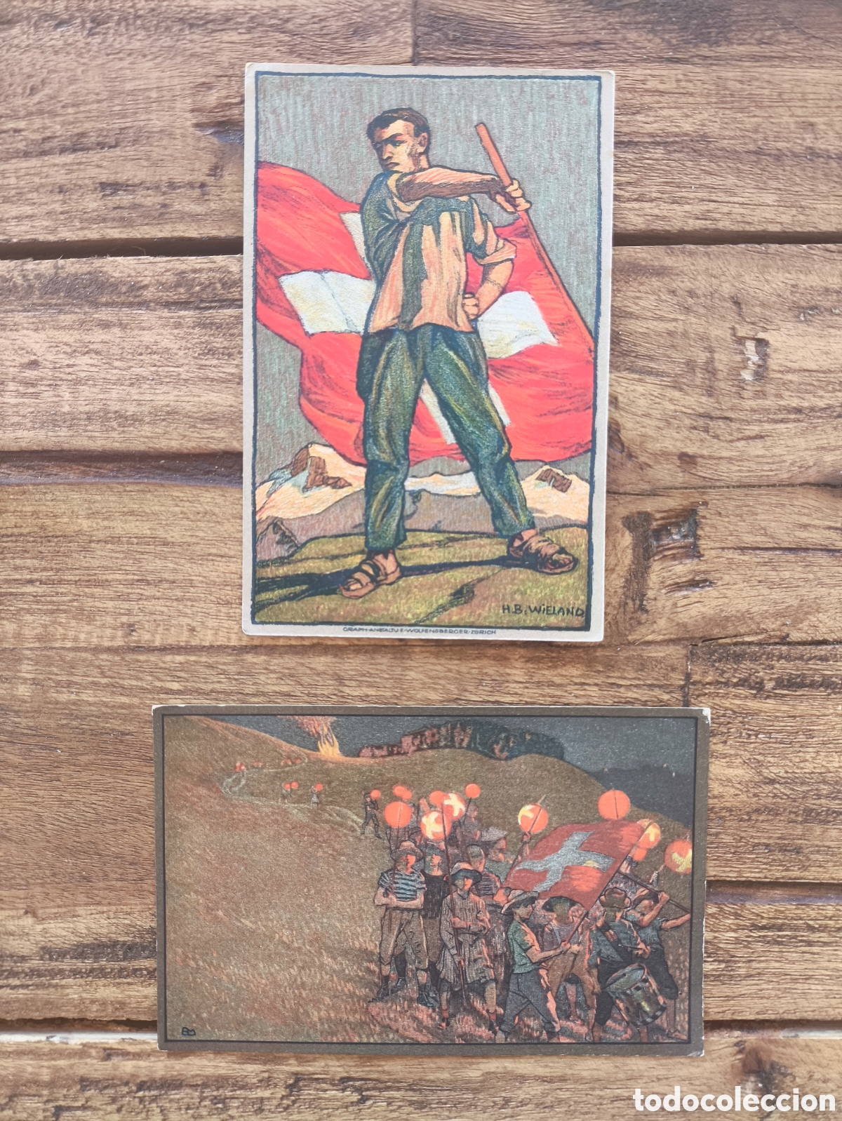 Cartes Postales: Antiguas postales Entero Postal Fiesta Nacional Suiza D&iacute;a 1 Agosto 1912 a Beneficio de la Cruz Roja