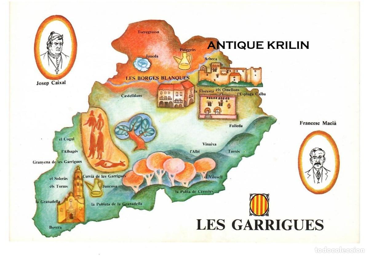 Postales: POSTAL CAMPANYA CONGRES CULTURA CATALANA / ILUSTRA TERESA BAIXAS / LES GARRIGUES