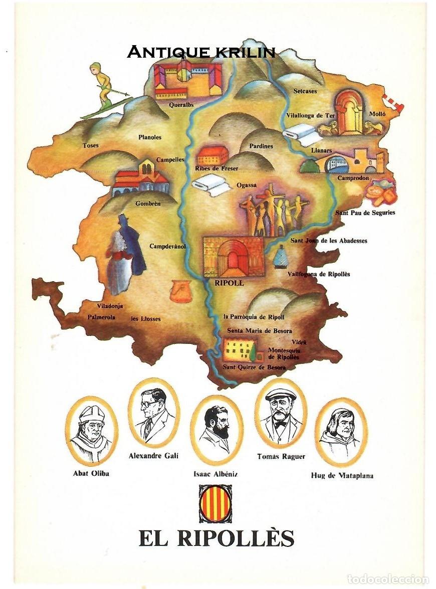 Postales: POSTAL CAMPANYA CONGRES CULTURA CATALANA / ILUSTRA TERESA BAIXAS / EL RIPOLL&Egrave;S