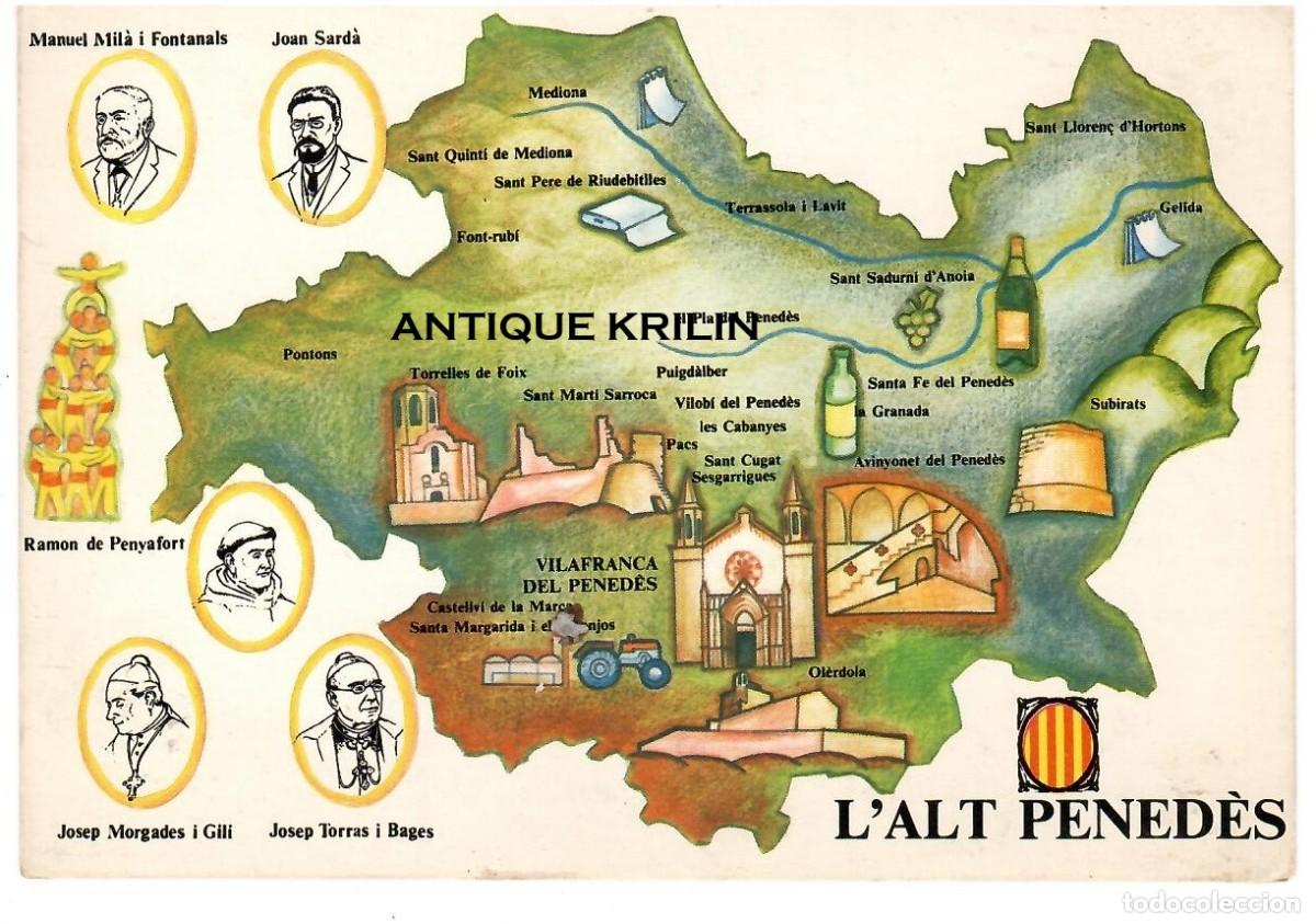 Postales: POSTAL CAMPANYA CONGRES CULTURA CATALANA / ILUSTRA TERESA BAIXAS / L'ALT PENED&Egrave;S