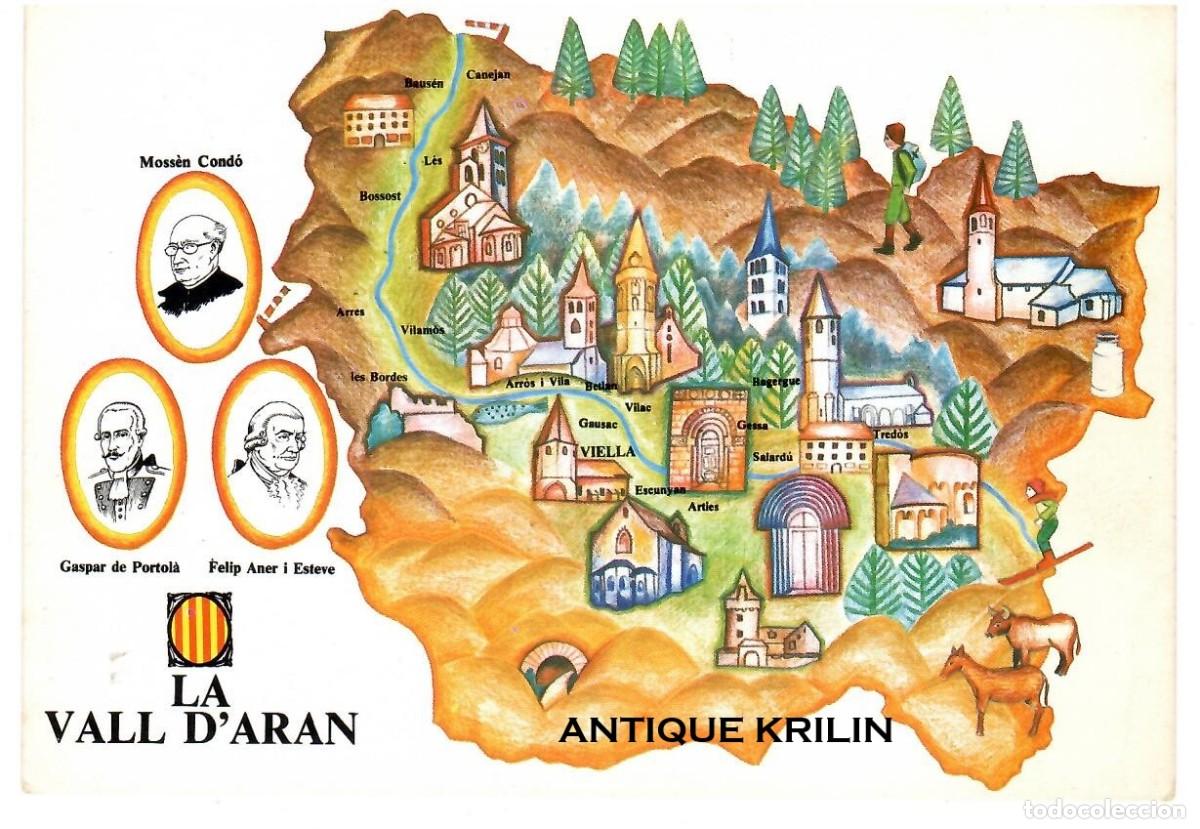 Postales: POSTAL CAMPANYA CONGRES CULTURA CATALANA / ILUSTRA TERESA BAIXAS / LA VALL D'ARAN