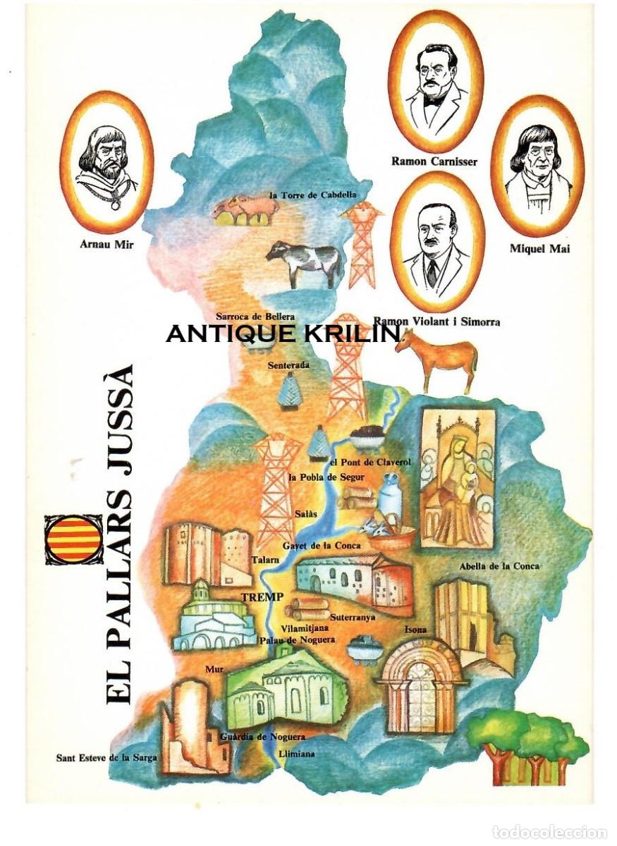 Postales: POSTAL CAMPANYA CONGRES CULTURA CATALANA / ILUSTRA TERESA BAIXAS / EL PALLARS JUSS&Agrave;
