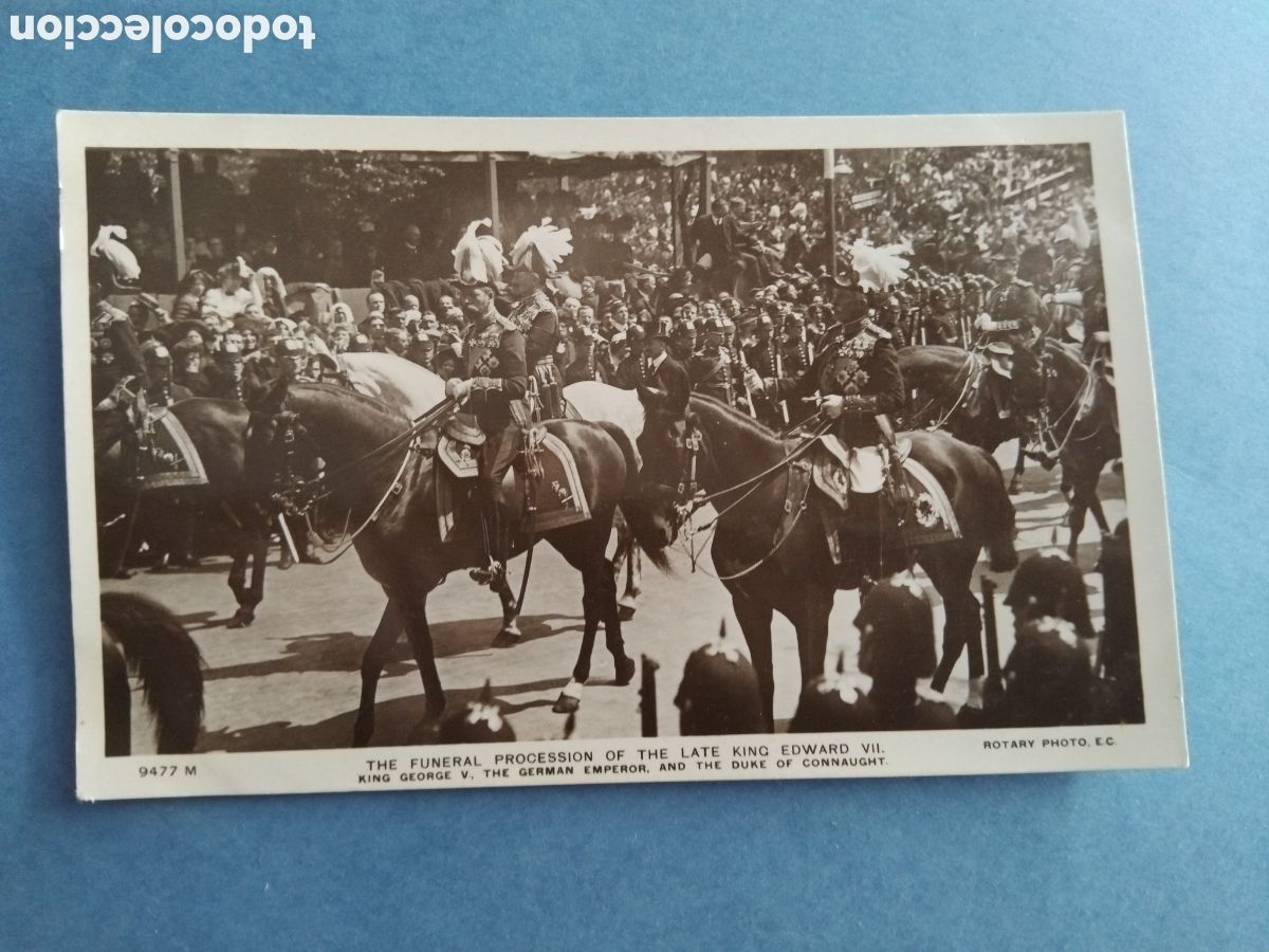 Postales: Postal funeral del rey Edward VII