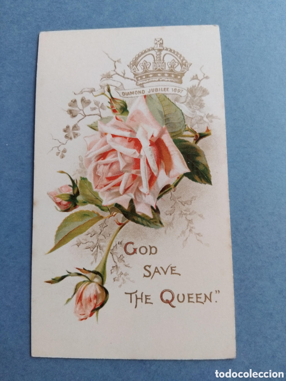 Postales: Tarjeta Jubileo reina Victoria brit&aacute;nica