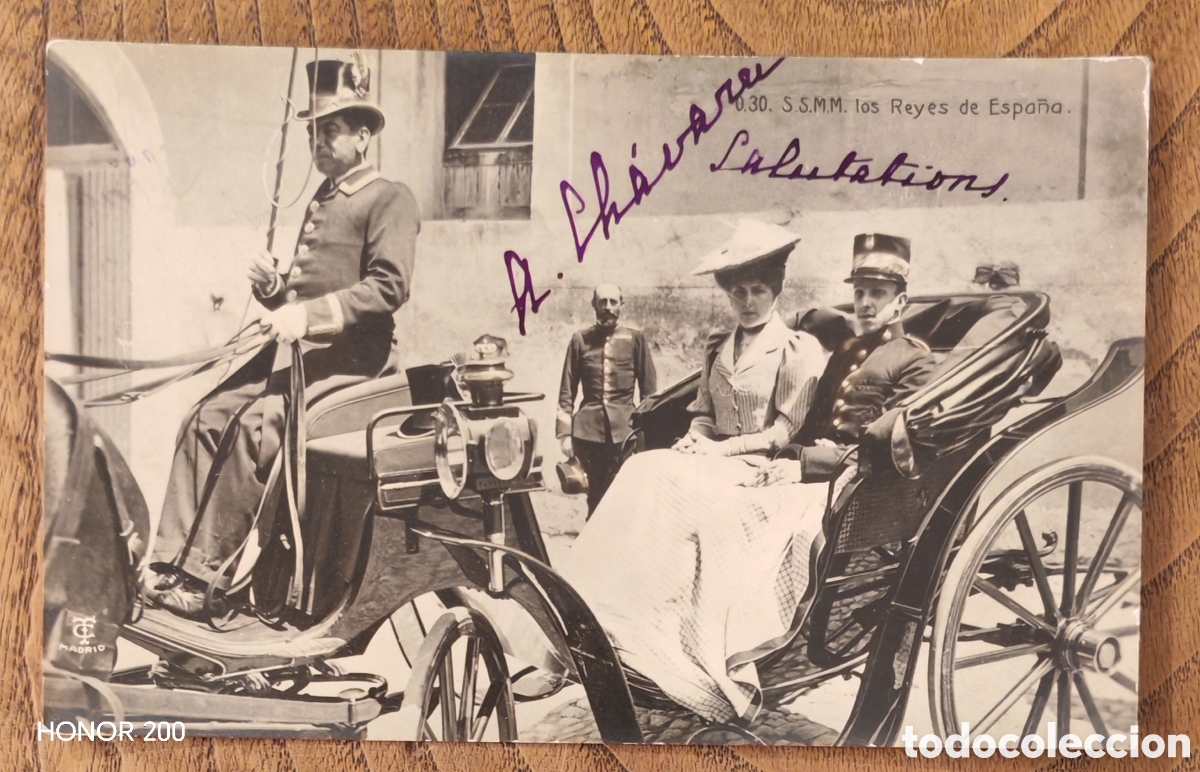 Postales: Postal - SS MM Los Reyes de Espa&ntilde;a. Circulada