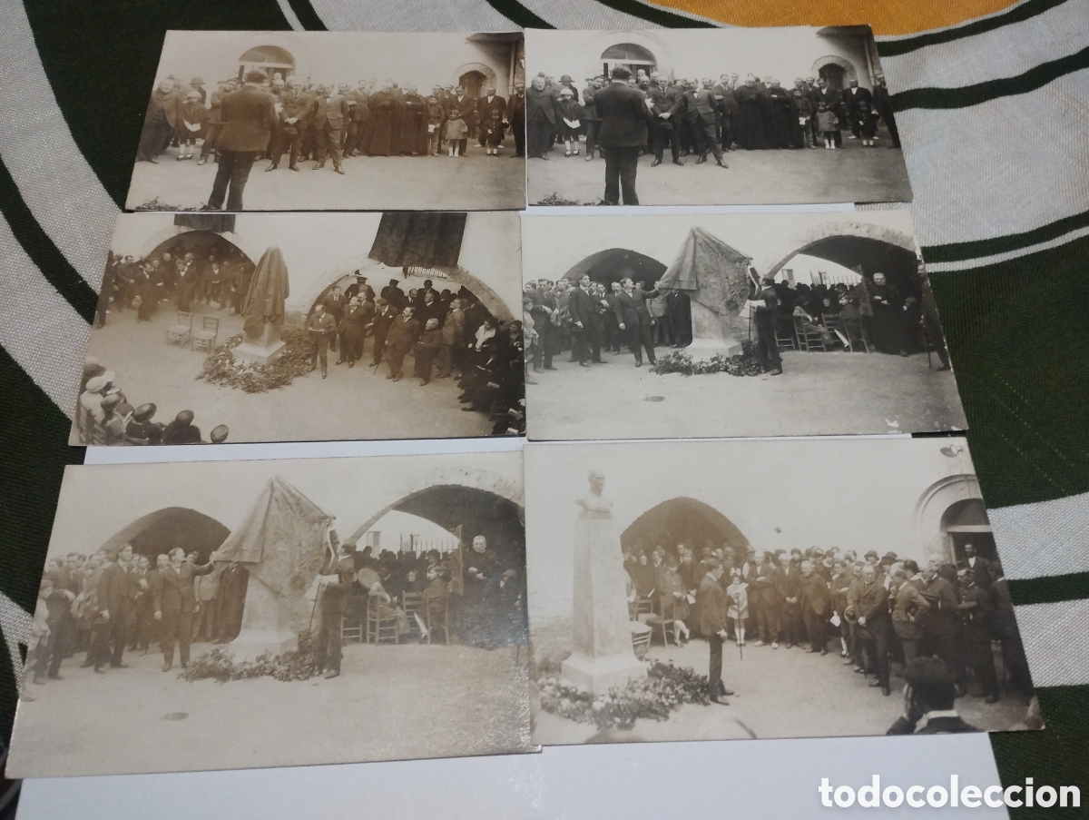 Postais: Lote de 6 postales fotograficas de Vilanova i la Geltr&uacute; castell de la Geltr&uacute; foto Jorro