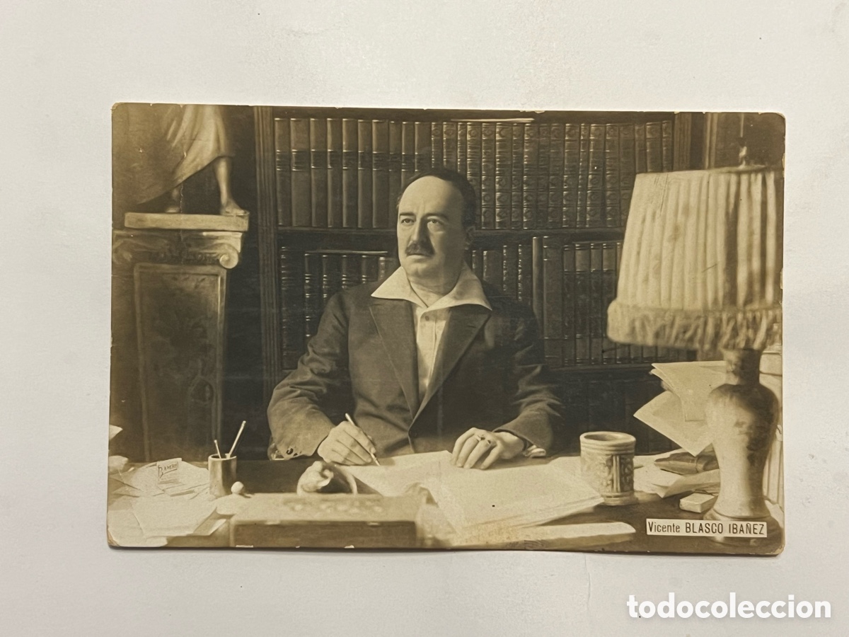 Postais: VICENTE BLASCO IB&Aacute;&Ntilde;EZ. Postal fotogr&aacute;fica. Bamb&uacute;, (h.1920?) S/C