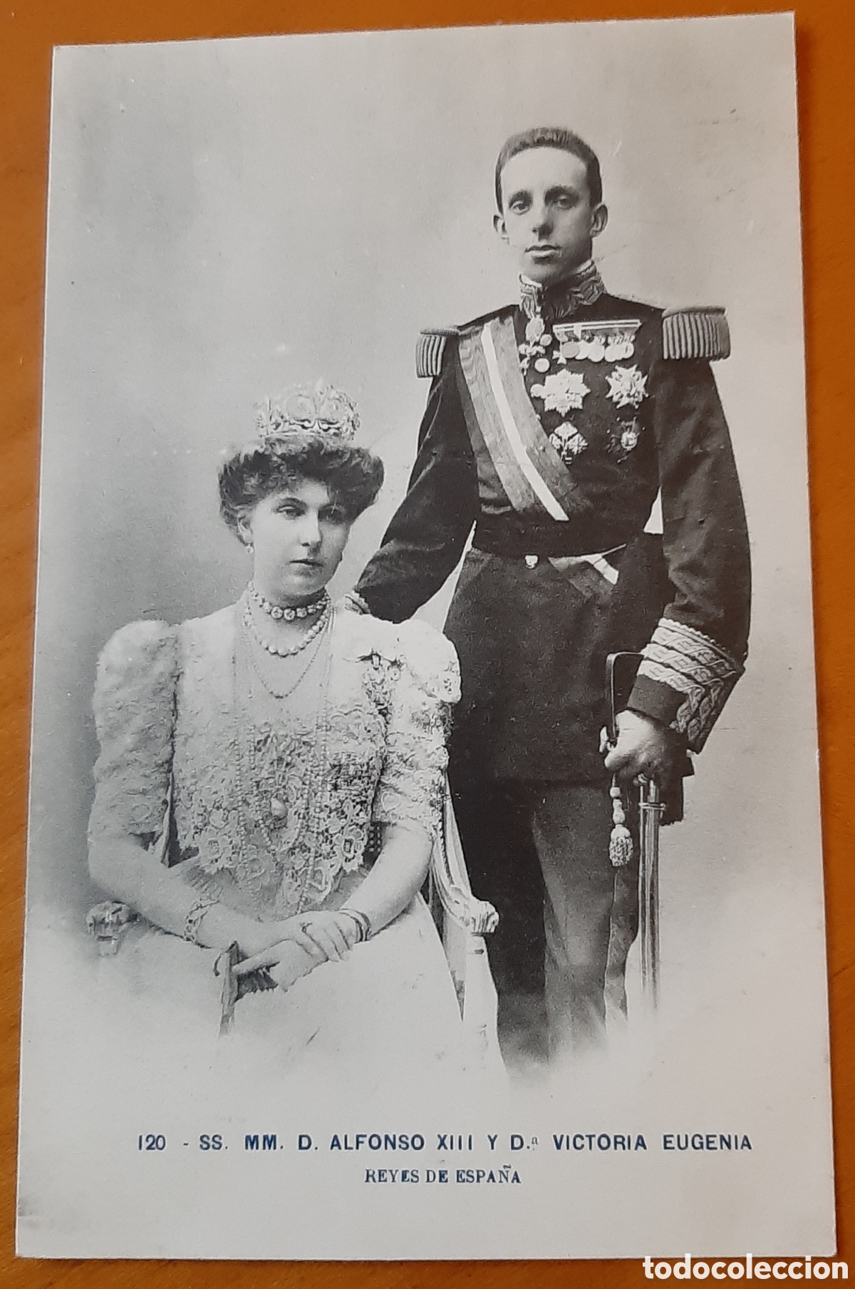 Postales: Postal Alfonso XIII y Victoria Eugenia. Sin escribir. R10280