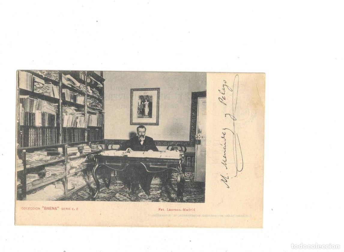 Cartoline: MENENDEZ PIDAL. FIRMADA. COLECCI&Oacute;N BAENA