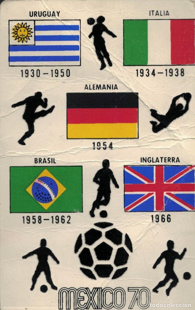Cartoline: Campeones Mundiales World's Champions Mexico 1970 Campeonato Mundial de F&uacute;tbol