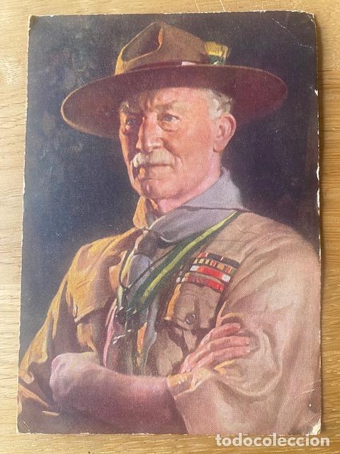 Postais: Boys Scout. Lord Baden-Powell of Gilwell. 1957. Jubilee Year Greeting. Circulada