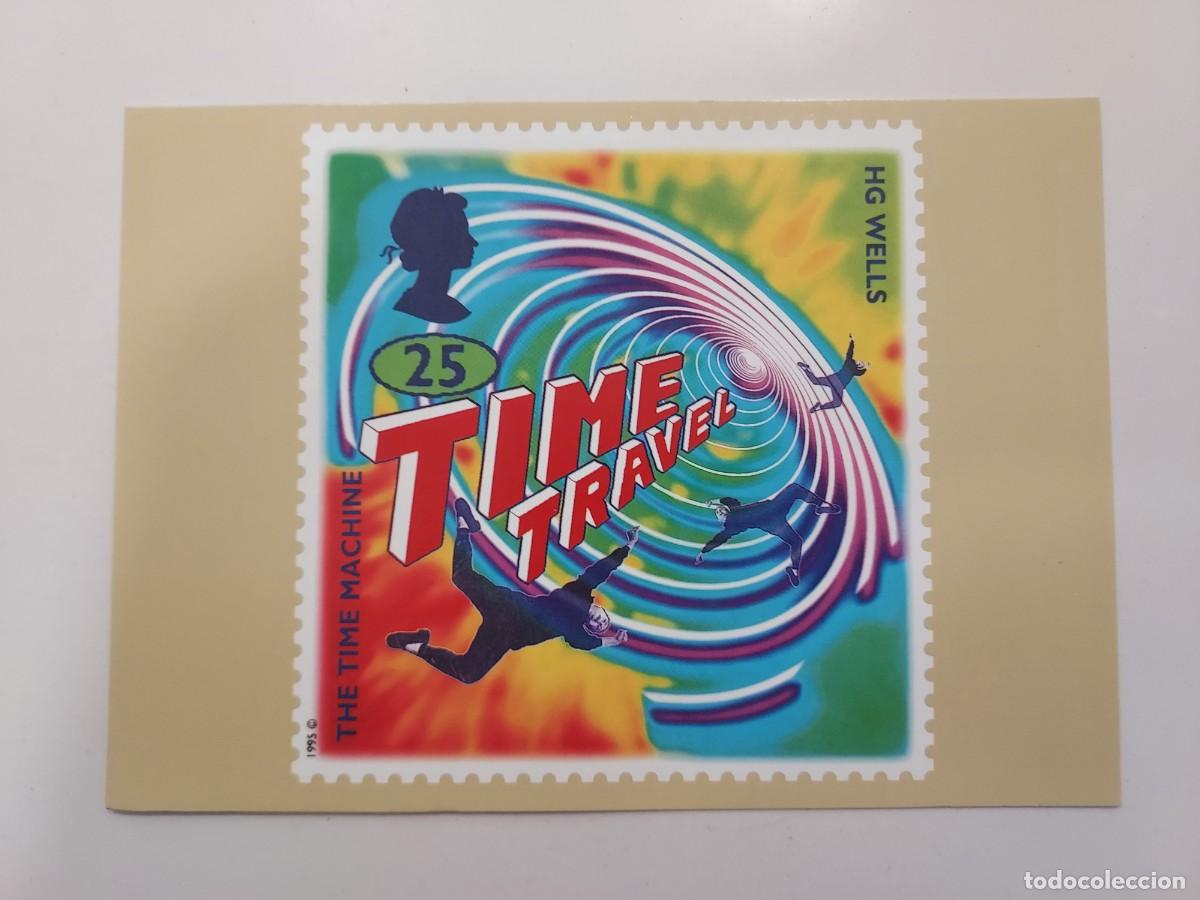 Postales: POSTAL SCIENCE FICTION (HG WELLS THE TIME MACHINE). ROYAL MAIL. ESCRITA 1996. SIOBHAN KEANEY
