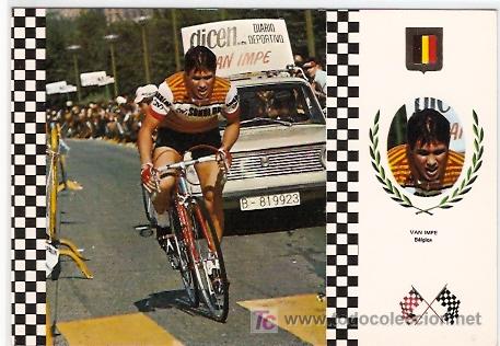 Coleccionismo deportivo: POSTAL CICLISMO VAN IMPE - Foto 1