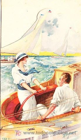 Coleccionismo deportivo: POSTAL DE DEPORTES  NAUTICA - Foto 1