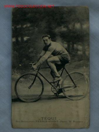 Coleccionismo deportivo: TARJETA POSTAL CICLISTA - Foto 1