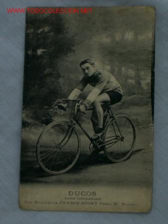 Coleccionismo deportivo: TARJETA POSTAL CICLISTA - Foto 1