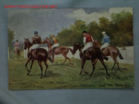 Coleccionismo deportivo: TARJETA POSTAL INGLESA - Foto 1