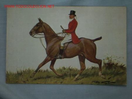 Coleccionismo deportivo: TARJETA POSTAL CAZA - Foto 1