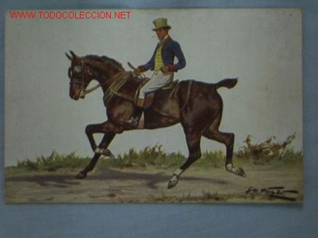 Coleccionismo deportivo: TARJETA POSTAL CAZA - Foto 1