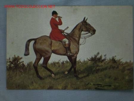 Coleccionismo deportivo: TARJETA POSTAL CAZA - Foto 1