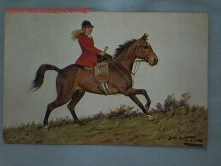 Coleccionismo deportivo: TARJETA POSTAL CAZA - Foto 1