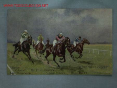 Coleccionismo deportivo: TARJETA POSTAL INGLESA - Foto 1