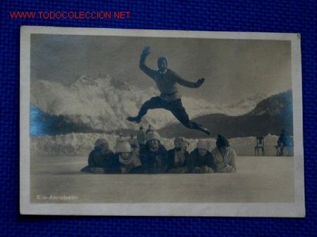 Coleccionismo deportivo: TARJETA POSTAL NIEVE - Foto 1