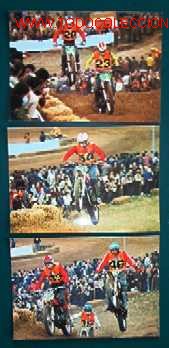 Coleccionismo deportivo: 3 Postales MOTOCROSS - Foto 1