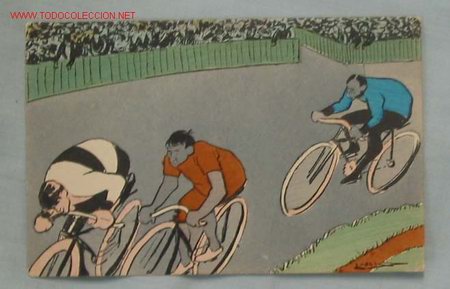 Coleccionismo deportivo: TARJETA POSTAL CICLISMO - Foto 1