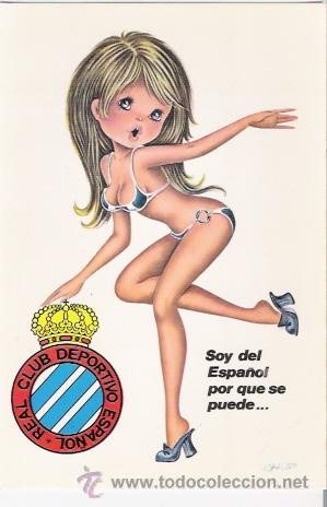 Coleccionismo deportivo: POSTAL DEL ESPA&Ntilde;OL - Foto 1