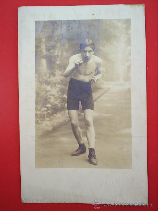 Coleccionismo deportivo: POSTAL- BOXSE-CIRCULADA 1914 - Foto 1