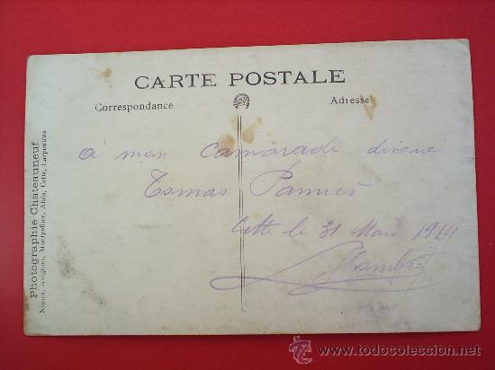 Coleccionismo deportivo: POSTAL- BOXSE-CIRCULADA 1914 - Foto 2