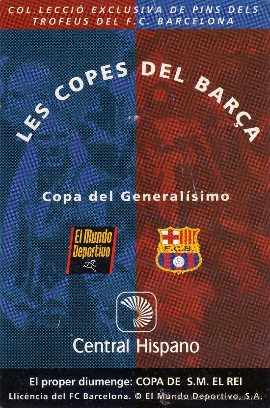 Coleccionismo deportivo: POSTAL,LES COPES DEL BARSA-COPA DEL GENERALISIMO. - Foto 1